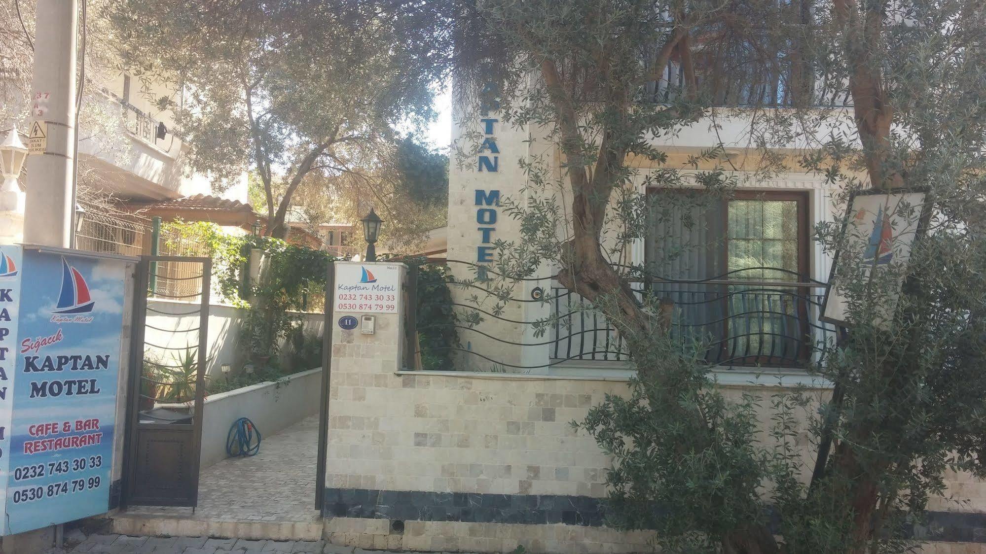 Kaptan Motel Siğacık Exterior foto